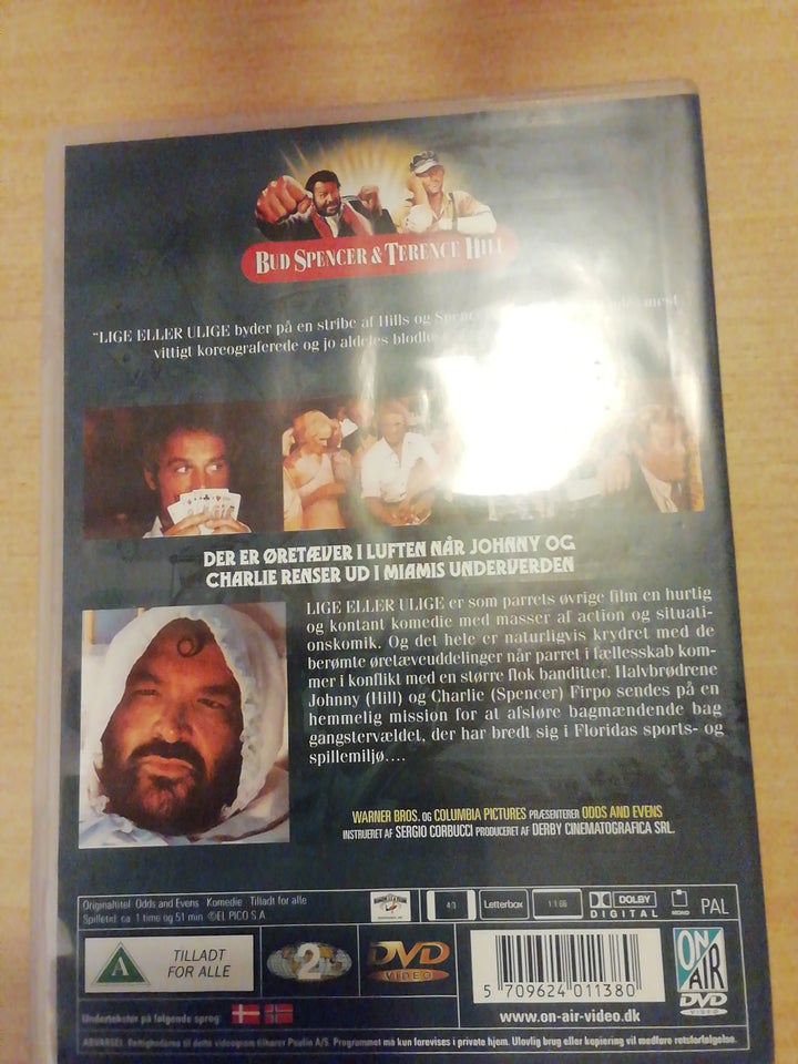 Lige eller ulige, DVD, komedie