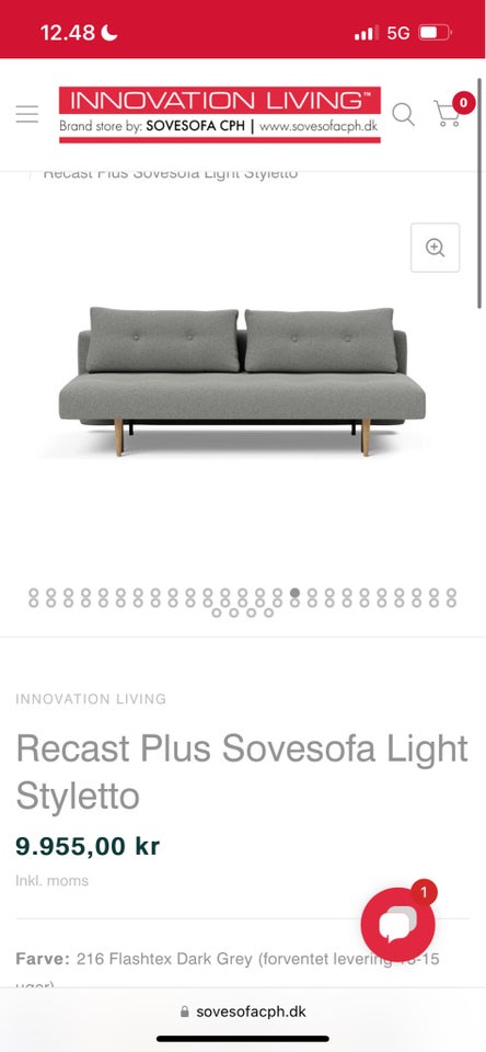 Sovesofa, Innovation Living , b: