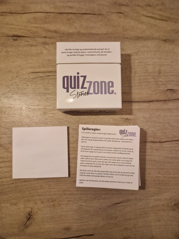 Quiz zone, quizspil