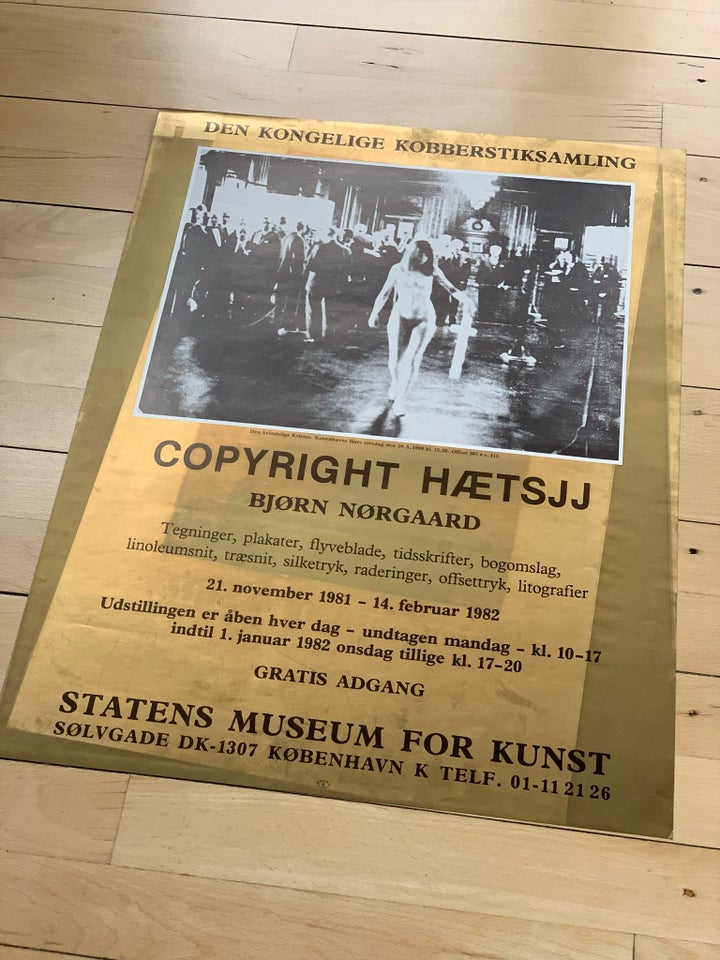 Sjælden original plakat Bjørn