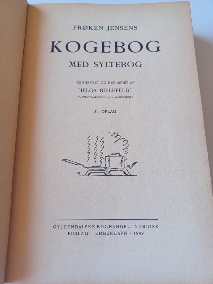 Frøken Jensens Kogebog, Helga