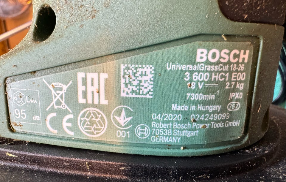 Græstrimmer Bosch