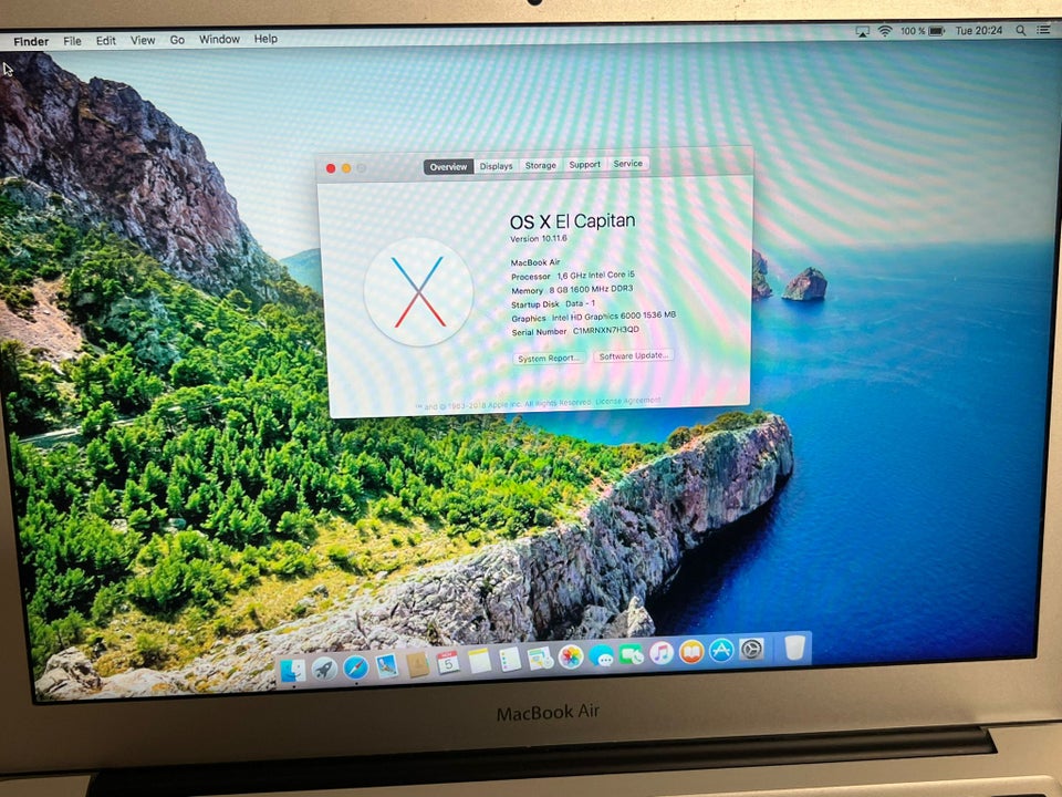 MacBook Air, 2015 13", 1.7 GHz