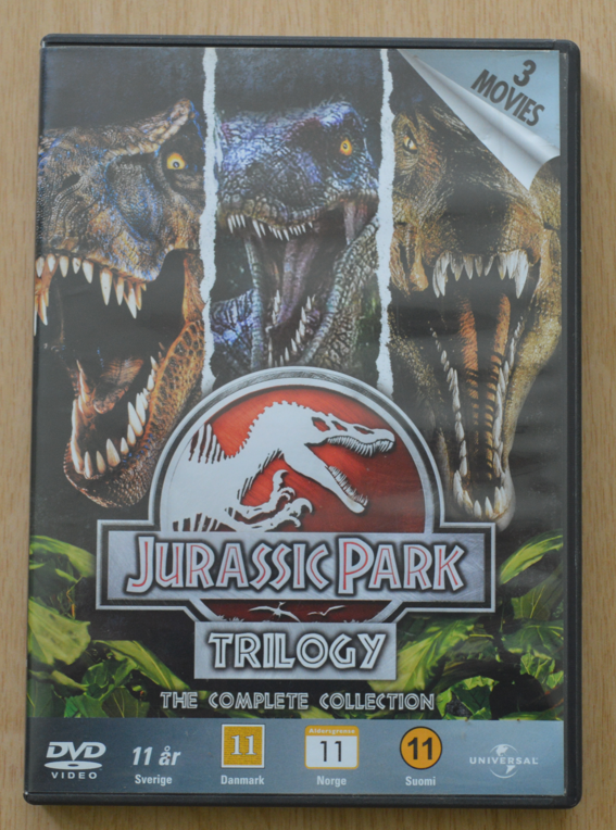 Jurassic Park Trilogy, DVD, action