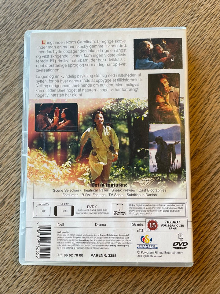 Nell, DVD, drama