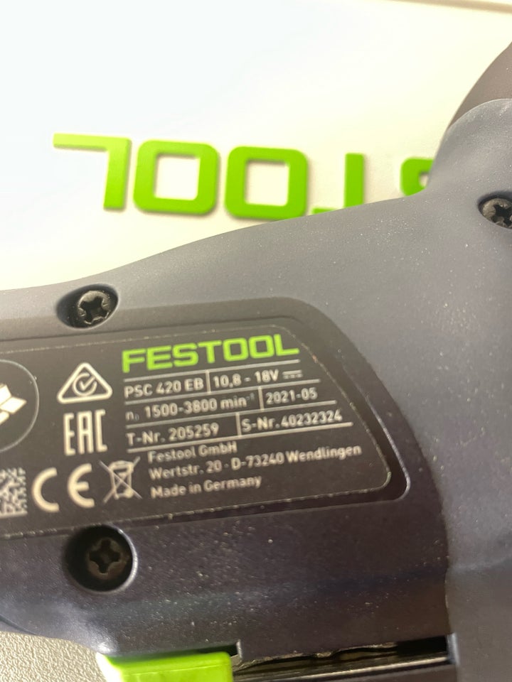 Stiksav, FESTOOL PSC 420 HPC 4,0 EBI