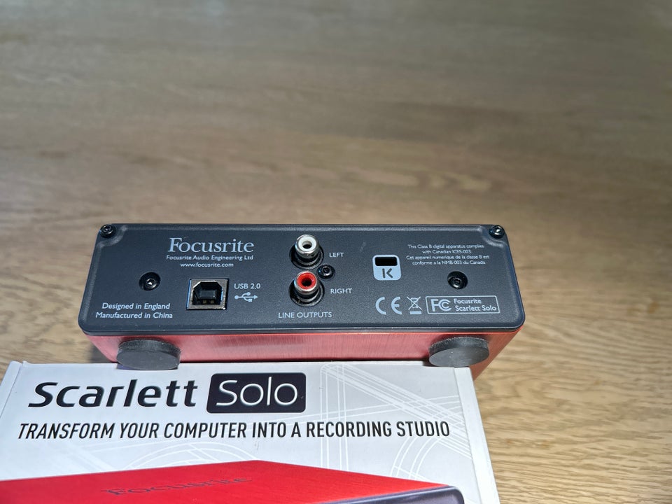 Audio interface, Focusrite