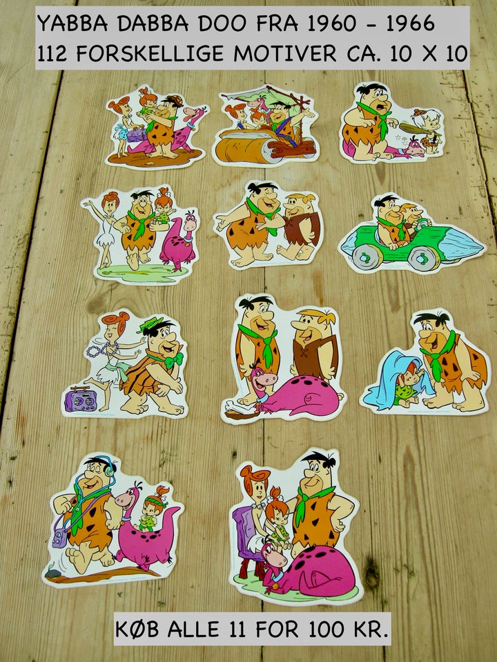 FLINTSTONES STICKERS FRA