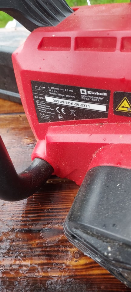 El-sav, Einhell kædesav ge lc 18/25