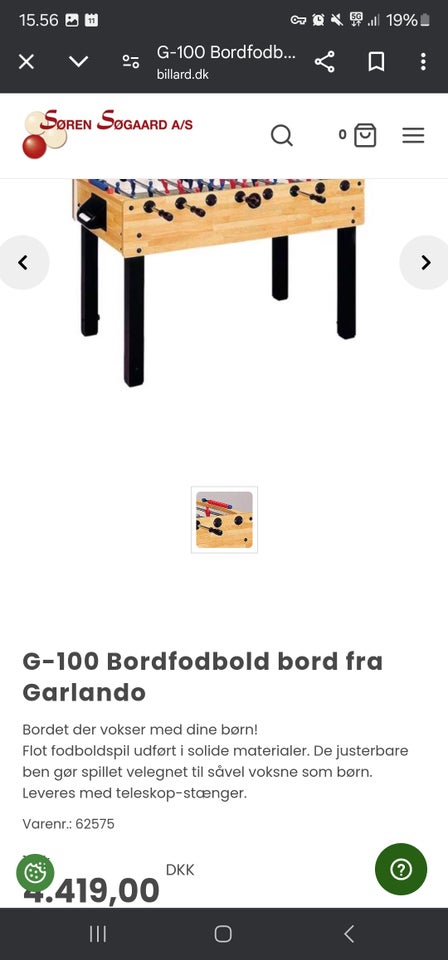 Bordfodbold, Fodboldbord,