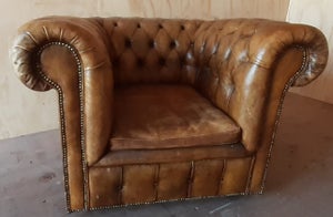 Lænestol læder Chesterfield