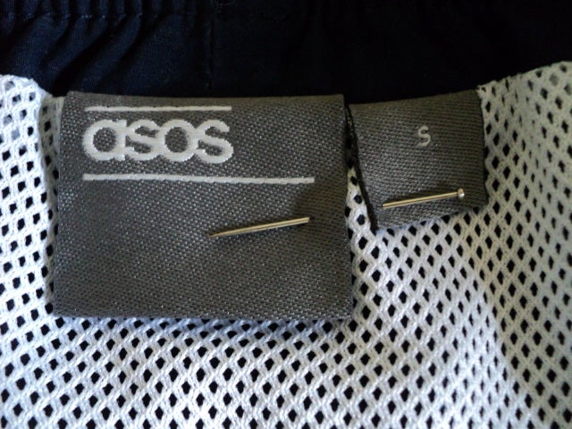 Shorts mørkeblå Asos str S