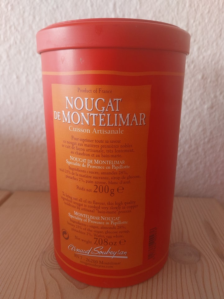 Dåse Nougat de Montélimar