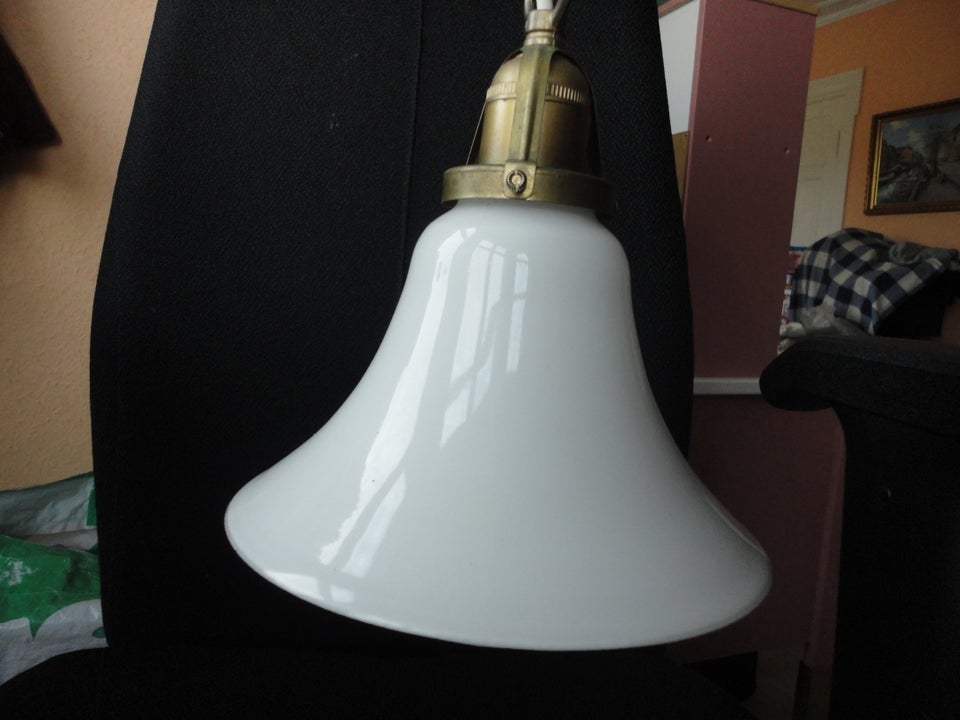 Pendel HVID GLAS LAMPE