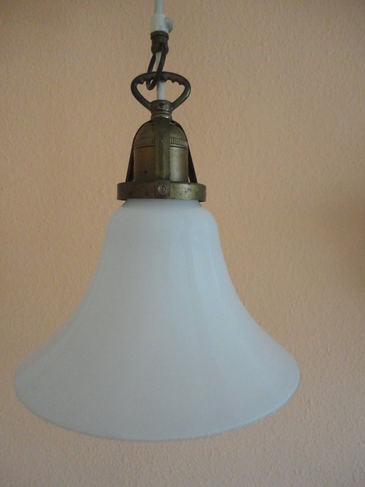 Pendel HVID GLAS LAMPE