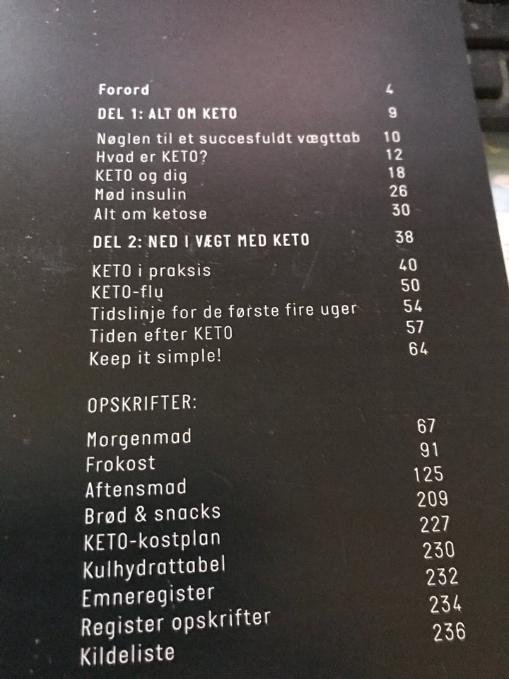 Keto, Jane Faerber, emne: krop og