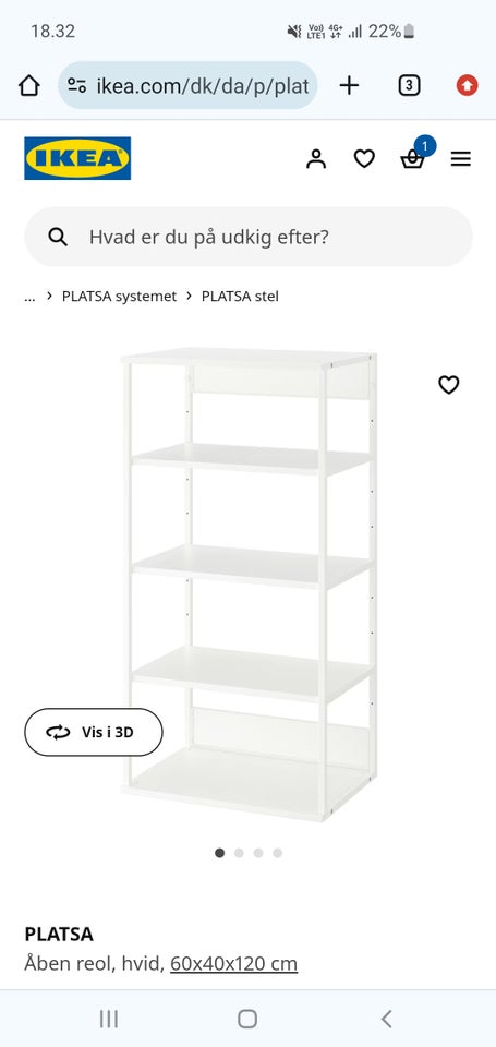 Reol, Platsa Ikea