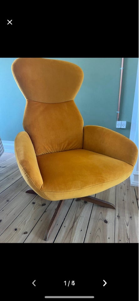 Lænestol velour Boconcept