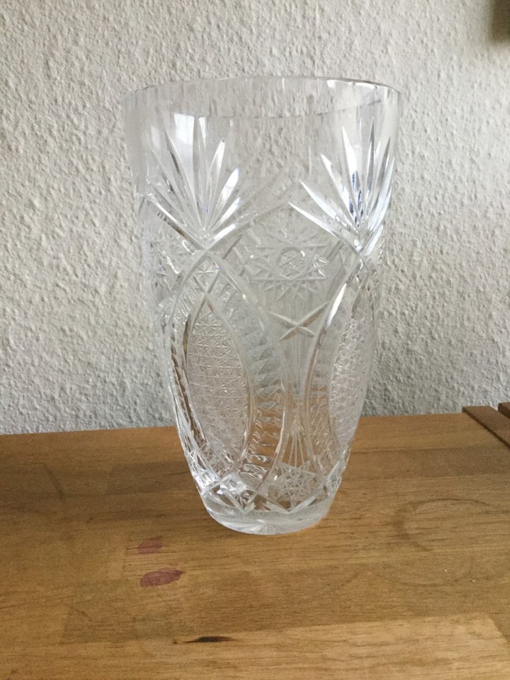 Glas, Krystalvase, Bøhmisk