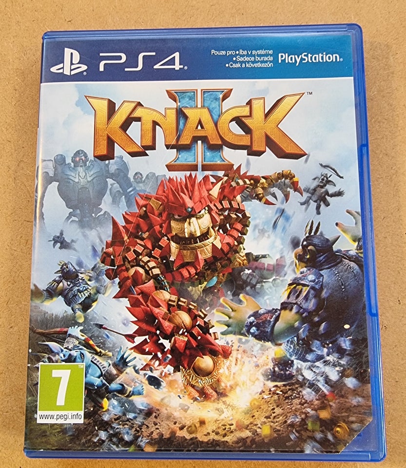 Knack 1 + 2, PS4, anden genre