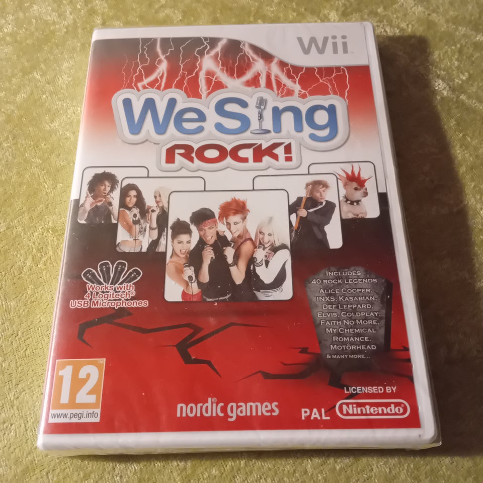 We sing Rock Nintendo Wii