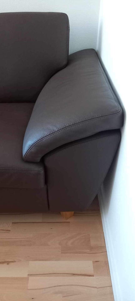 Sofa, læder, 3 pers.