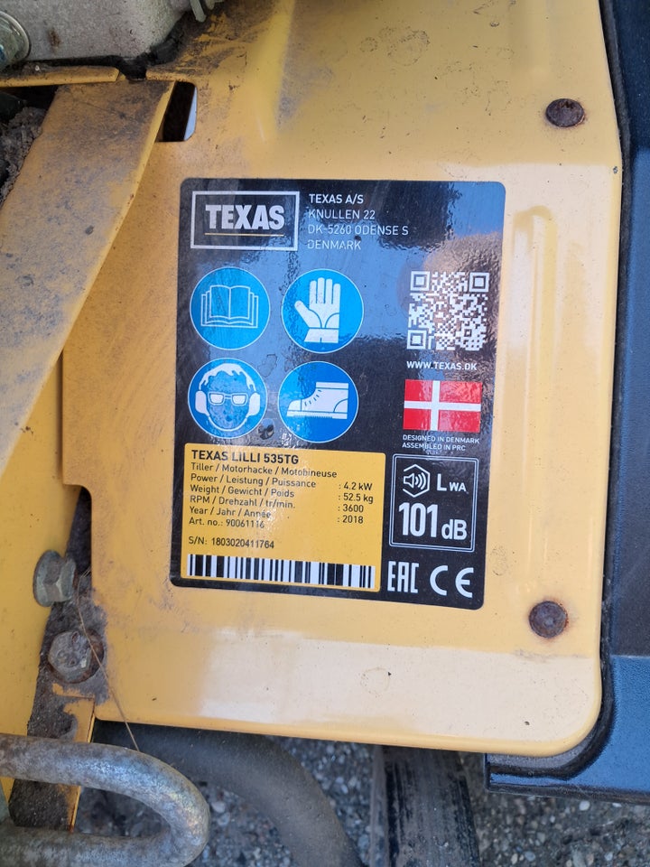 Havefræser Texas 5 hk