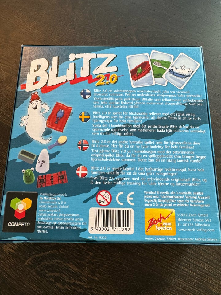 Blitz 2.0, brætspil