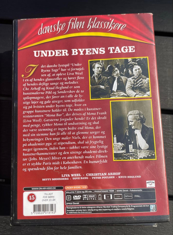 Under byens tage DVD familiefilm