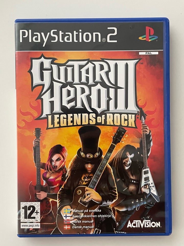 Guitar Hero 3 Legends of Rock, PS2,