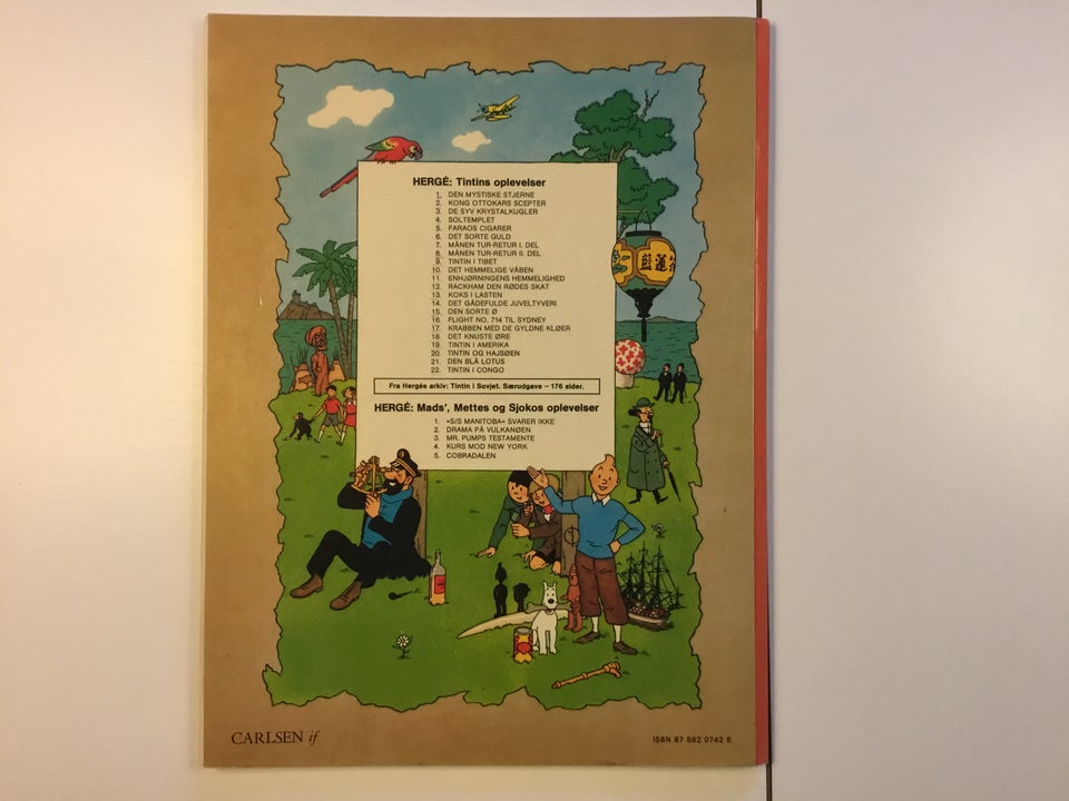 Tintin nr. 22, Herge, Tegneserie