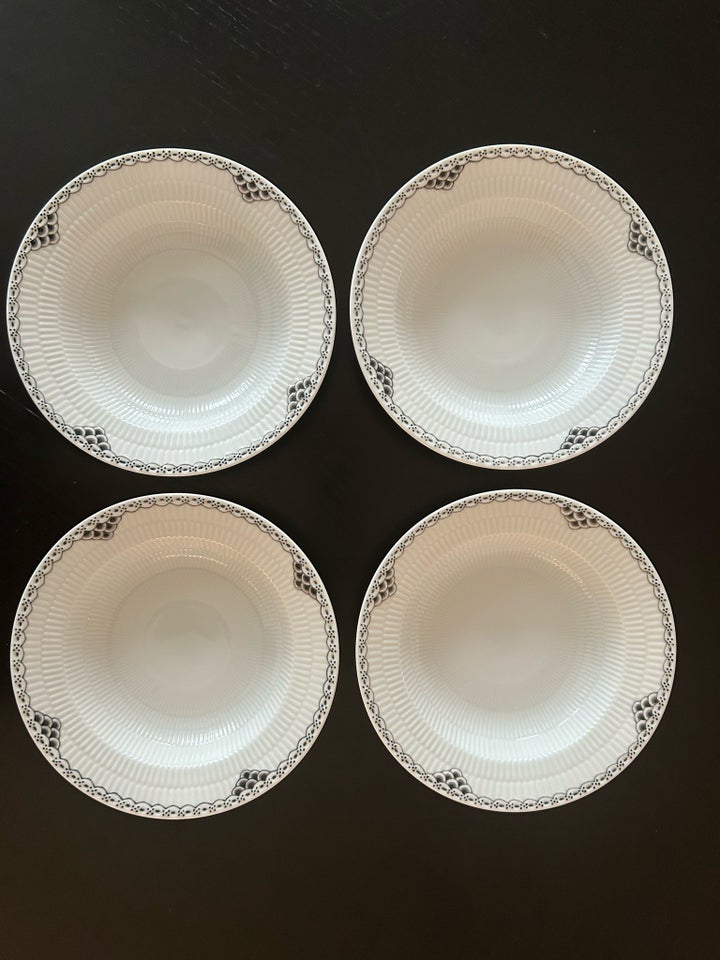 Porcelæn Dyb tallerken Royal