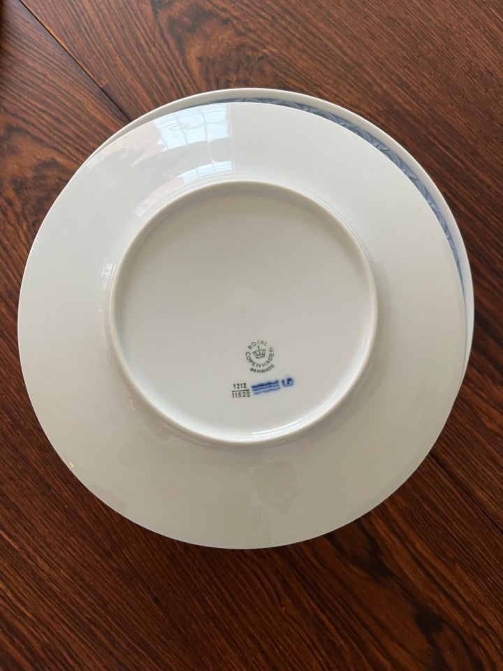 Porcelæn Blå Vifte Frokost