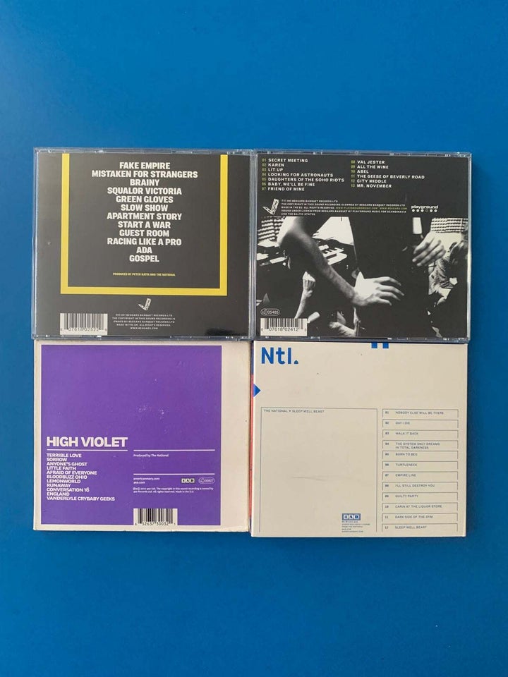 THE NATIONAL: 4 CD ALBUMS, rock