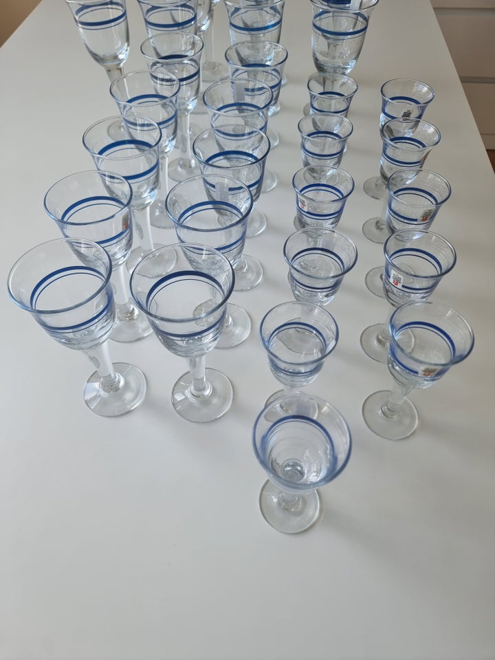 Glas, Blå Klokke samling af Ole