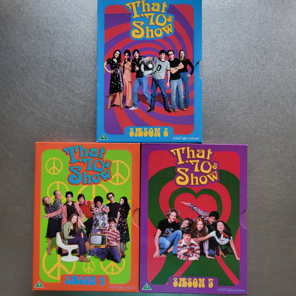 That 70 show sæson 2+4+5, DVD,