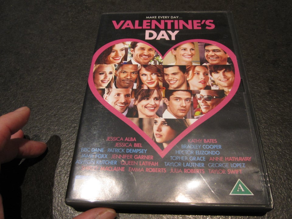 Valentines day, DVD, romantik