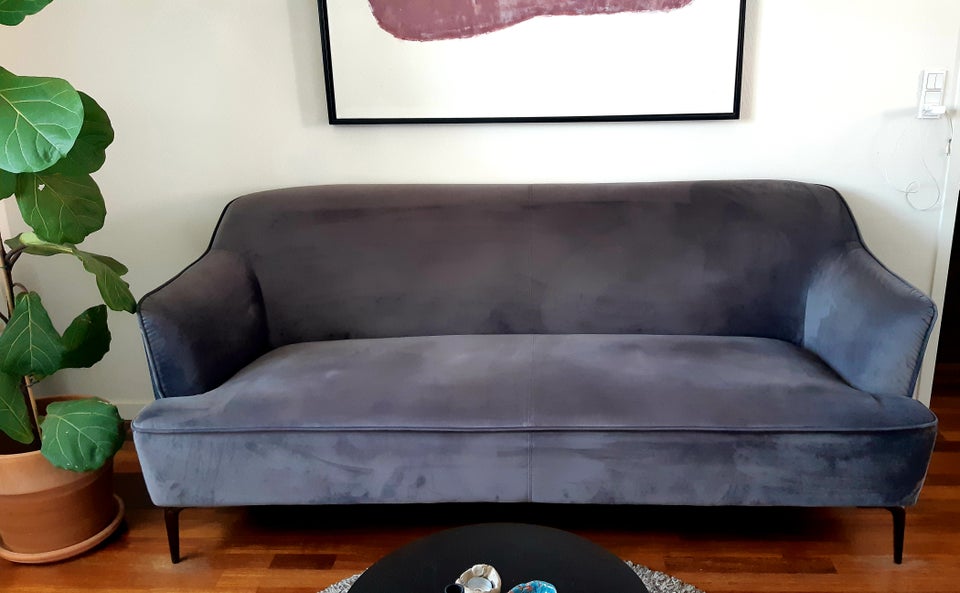 Sofa velour 3 pers