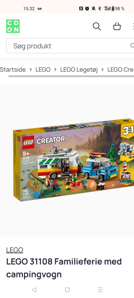 Lego Creator, Campingvogn