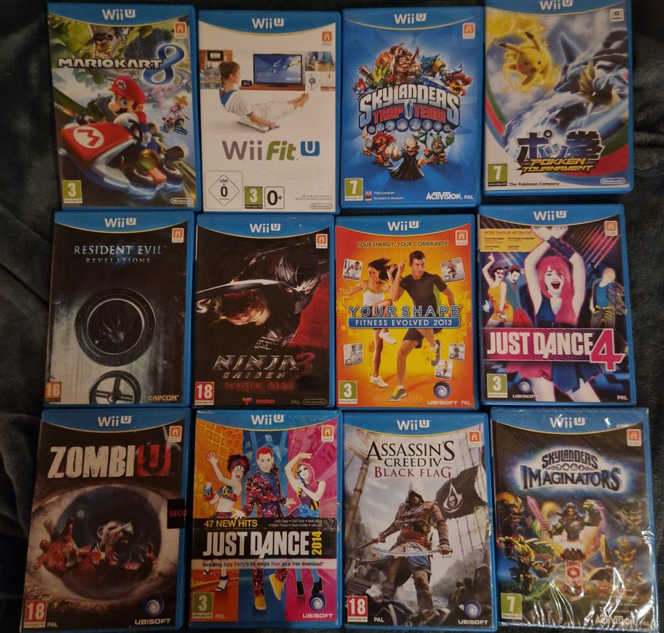 12 spil, Nintendo Wii U, anden genre