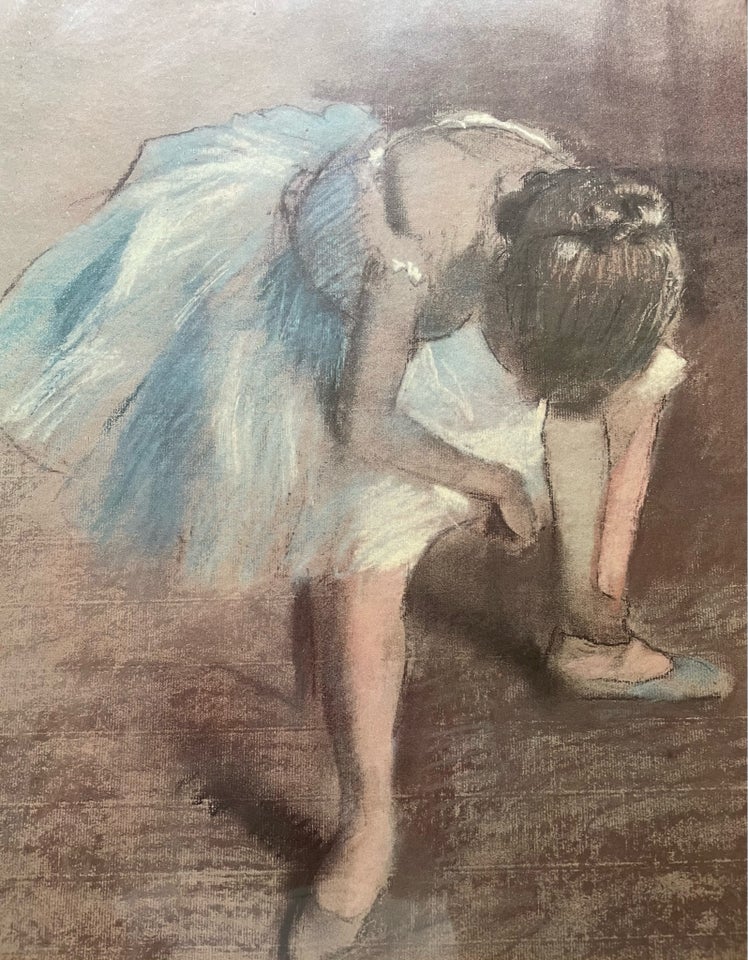 Tryk, Degas, motiv: Ballerina