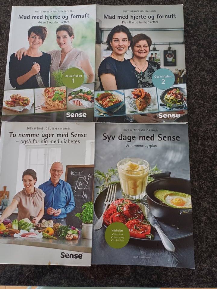 Sensebøger 4 stk emne: krop og