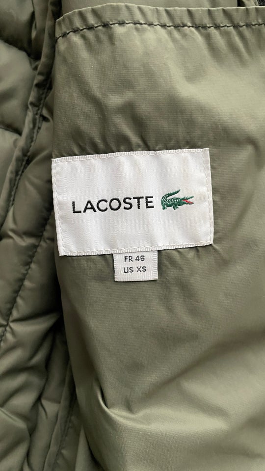 Dynejakke, str. XS, Lacoste