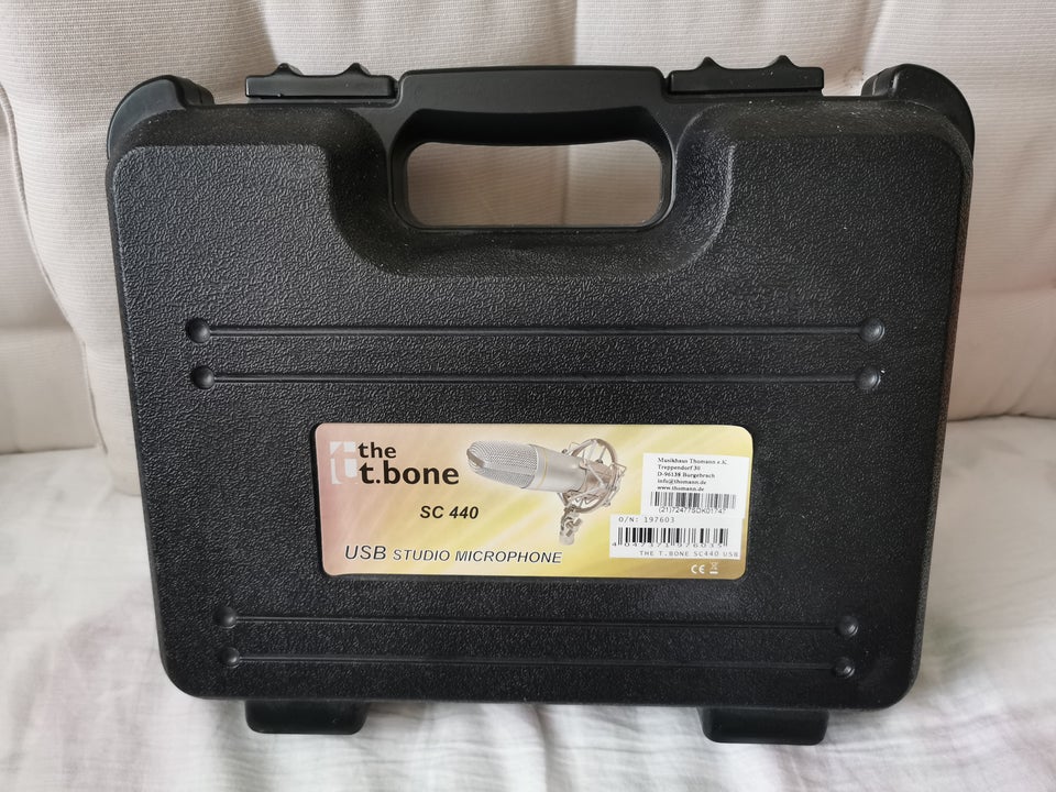 USB Studio Mikrofon, T. Bone SC 440