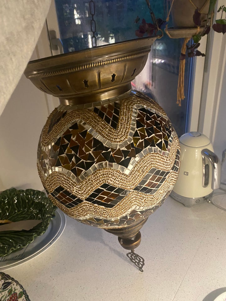 Lampeskærm i glas mosaik