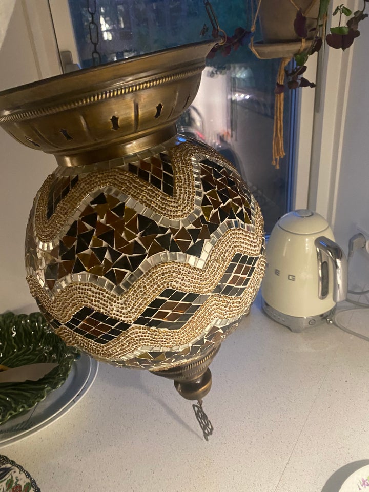 Lampeskærm i glas mosaik