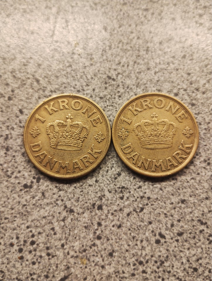 Danmark, mønter, 1 krone