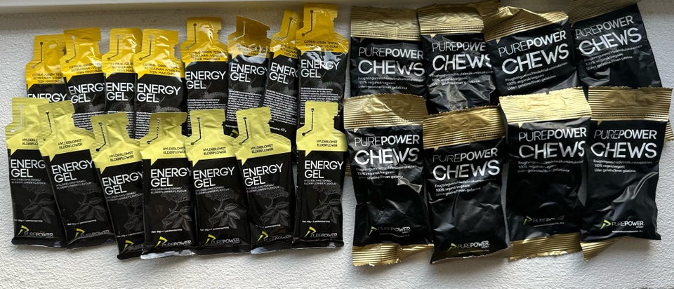 Kosttilskud, Energy gels og chews,