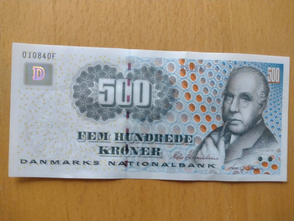 Danmark, sedler, 500