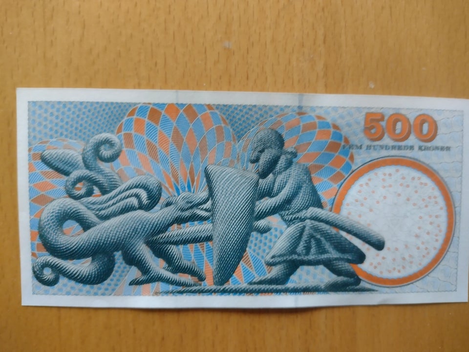 Danmark, sedler, 500